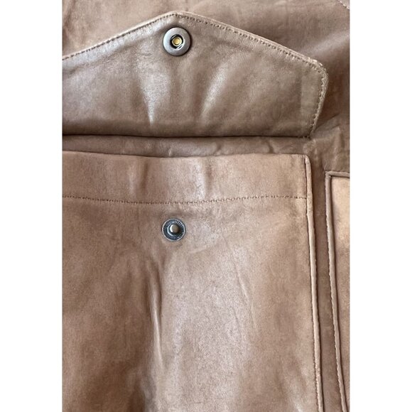 Vintage PARAMOUNT FILMS LEATHER JACKET BOMBER Men’s Size Large Made in USA - Picture 8 of 14